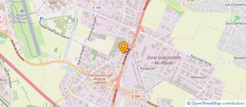 localisation de l'entreprise CONSTRUCTIONS ELECTRIQUES LYONNAISES  SAINT-PRIEST