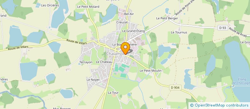 localisation de l'entreprise CONSTRUCTIONS ET RENOVATIONS à CHALAMONT