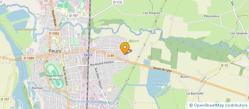 localisation de l'entreprise CONSTRUCTIONS ET STRUCTURES  FEURS