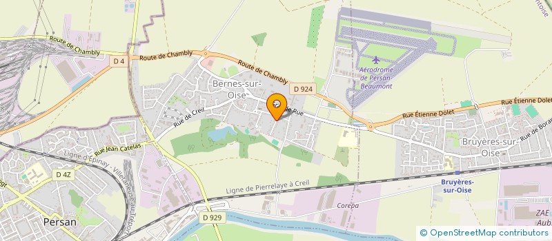 localisation de l'entreprise CONSTRUCTIONS EUROPEENNES  BERNES-SUR-OISE