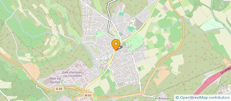 localisation de l'entreprise CONSTRUCTIONS EUROPEENNES DU LANGUEDOC  CASTRIES