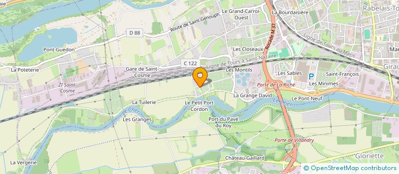 localisation de l'entreprise CONSTRUCTIONS EUROPENNES  LA RICHE