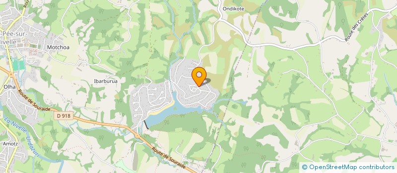 localisation de l'entreprise CONSTRUCTIONS F. ALVES  SAINT-PEE-SUR-NIVELLE