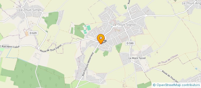localisation de l'entreprise CONSTRUCTIONS FRANCHI à LE THUIT DE L'OISON