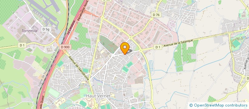 localisation de l'entreprise CONSTRUCTIONS IMMOBILIERES MEDITERRANEENNES  PERPIGNAN