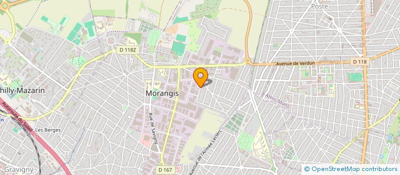 localisation de l'entreprise CONSTRUCTIONS INDUSTRIES SERVICES  MORANGIS