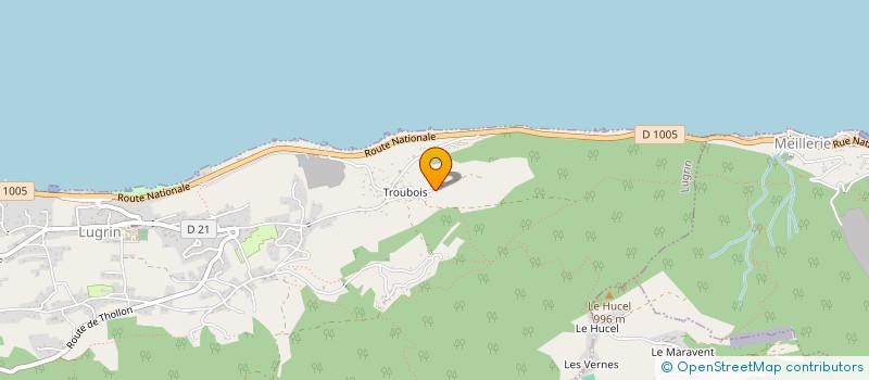 localisation de l'entreprise CONSTRUCTIONS INOXYDABLES  LUGRIN