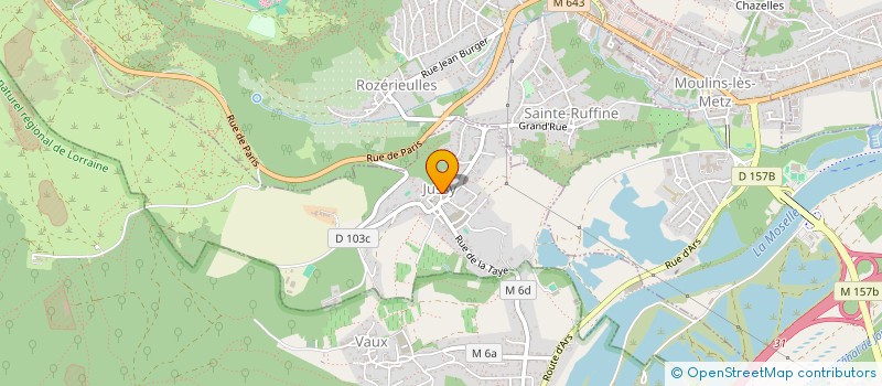 localisation de l'entreprise CONSTRUCTIONS JACQUES ROUBLOT  JUSSY