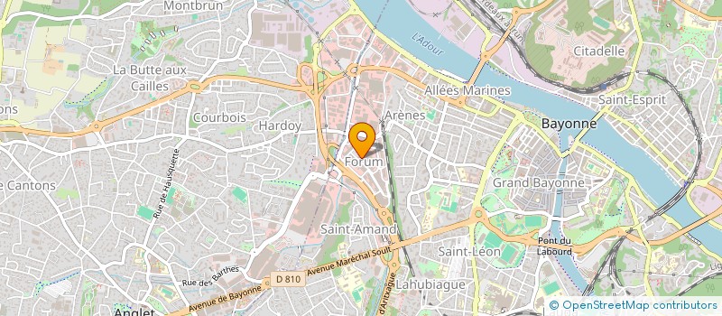 localisation de l'entreprise CONSTRUCTIONS LABARTHE à BAYONNE