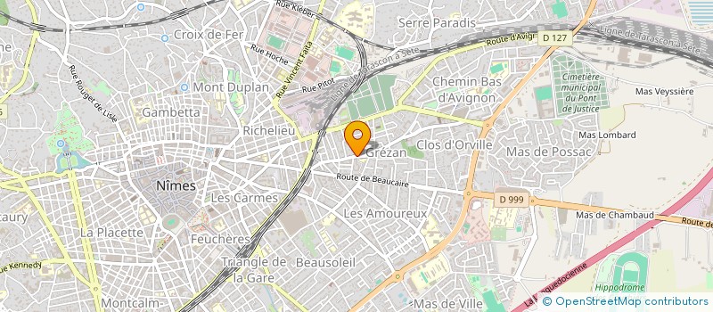 localisation de l'entreprise CONSTRUCTIONS LANGUEDOCIENNES à NIMES