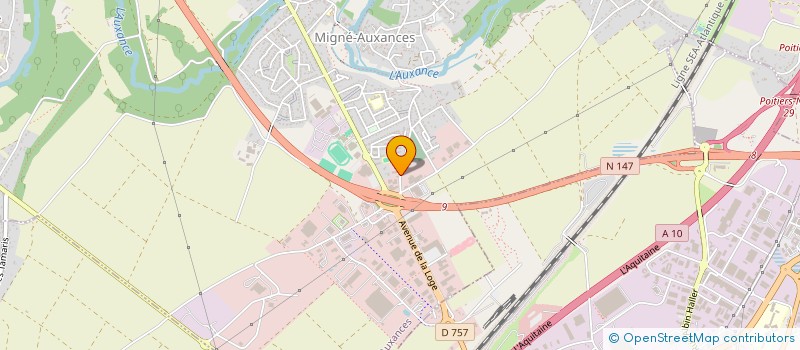 localisation de l'entreprise CONSTRUCTIONS LASSALLE à MIGNE-AUXANCES