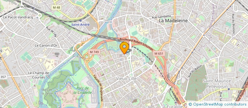localisation de l'entreprise CONSTRUCTIONS LILLOISES à LILLE
