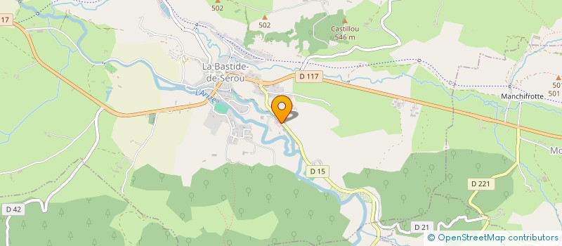 localisation de l'entreprise CONSTRUCTIONS MECANIQUES DU SERONNAIS à LA BASTIDE-DE-SEROU