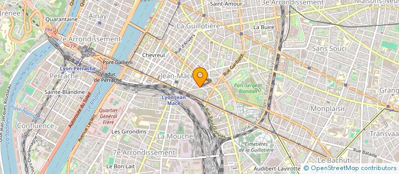 localisation de l'entreprise CONSTRUCTIONS MECANIQUES L. MARTIN  LYON