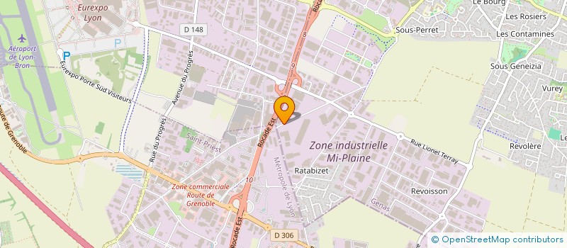 localisation de l'entreprise CONSTRUCTIONS MECANIQUES SYLVESTRE  GENAS