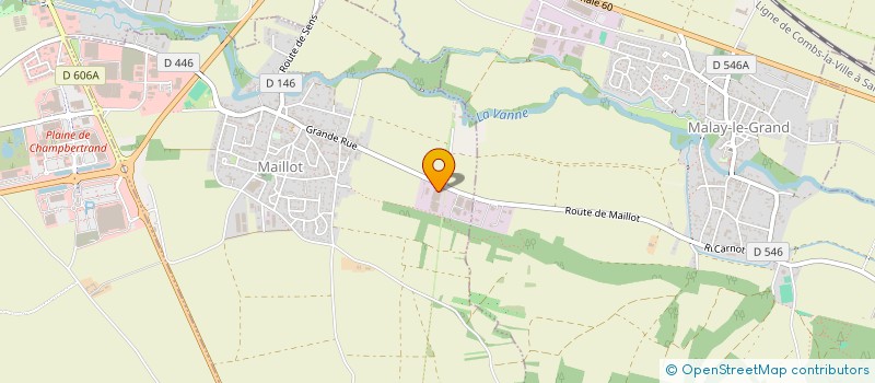 localisation de l'entreprise CONSTRUCTIONS MECANO-SOUDEES DE L'YONNE à MAILLOT