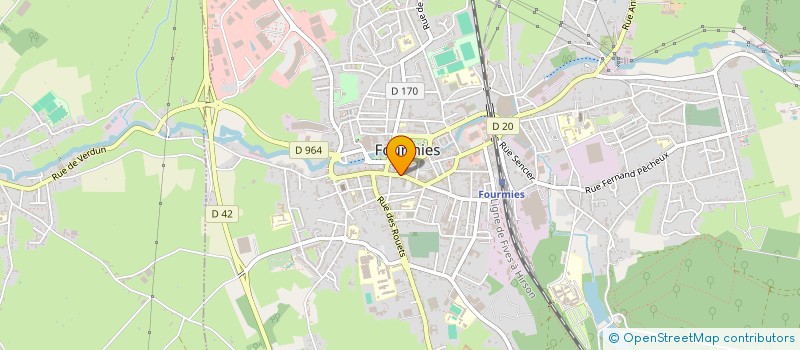 localisation de l'entreprise CONSTRUCTIONS METALLIQUES DE VADENCOURT  FOURMIES