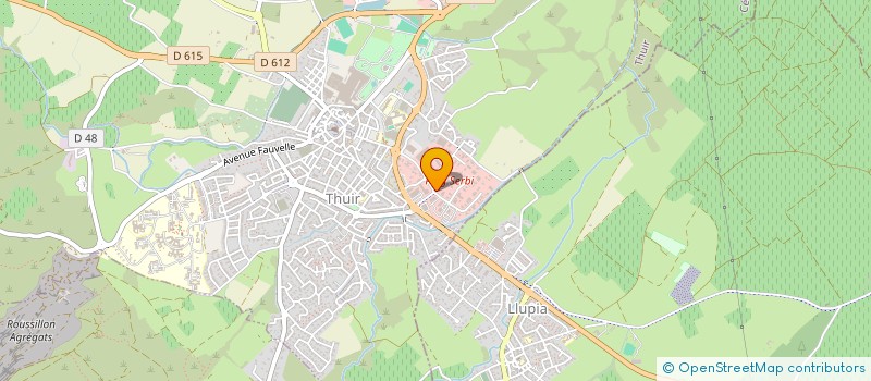 localisation de l'entreprise CONSTRUCTIONS METALLIQUES DES ASPRES  THUIR