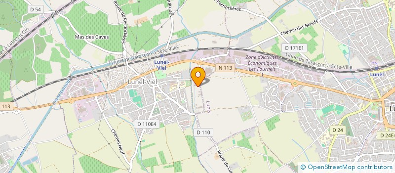 localisation de l'entreprise CONSTRUCTIONS METALLIQUES NAVARRO  LUNEL-VIEL