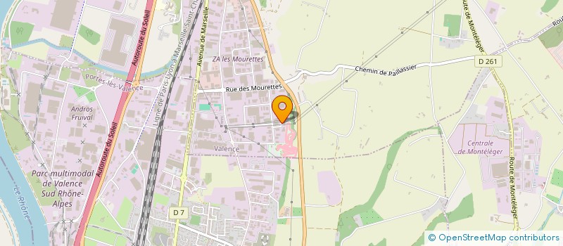 localisation de l'entreprise CONSTRUCTIONS MONTAGES INDUSTRIE CMI  VALENCE