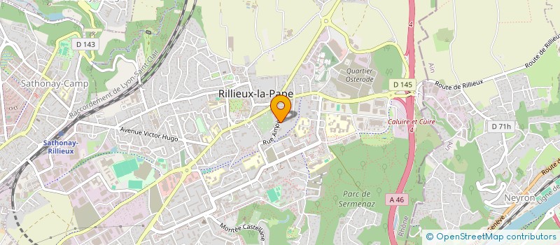 localisation de l'entreprise CONSTRUCTIONS NAVALES DU RHONE à RILLIEUX LA PAPE