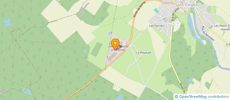 localisation de l'entreprise CONSTRUCTIONS NOGUES  SAINT-FARGEAU