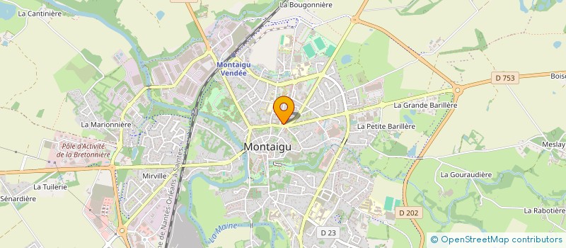 localisation de l'entreprise CONSTRUCTIONS NORD VENDEE à MONTAIGU-VENDEE