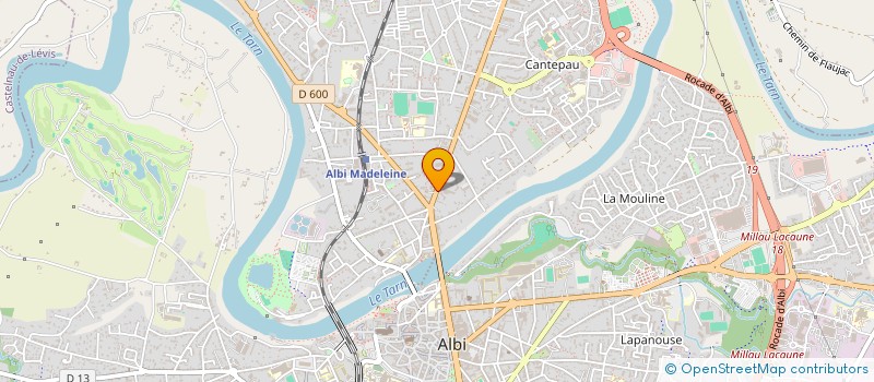 localisation de l'entreprise CONSTRUCTIONS OCCITANES à ALBI