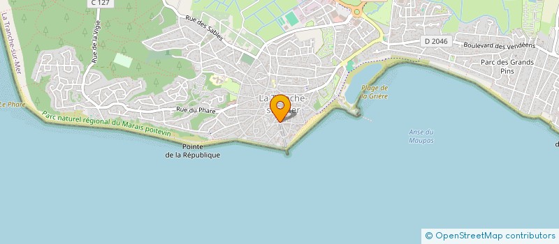 localisation de l'entreprise CONSTRUCTIONS P.BIBARD F.DENIS à LA TRANCHE-SUR-MER