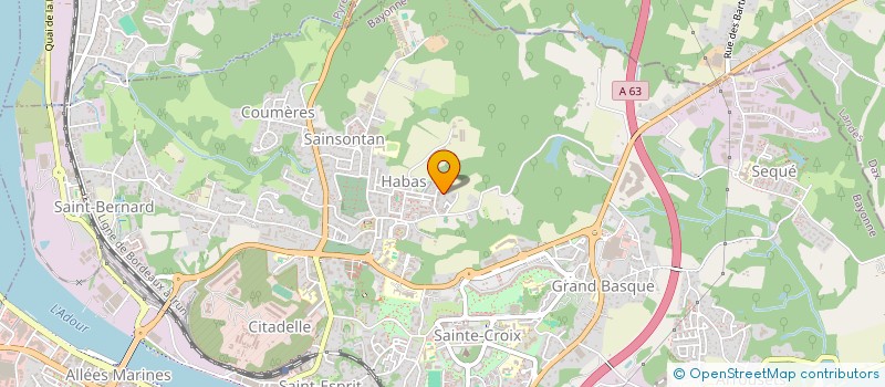 localisation de l'entreprise CONSTRUCTIONS PAYS BASQUE 64 à BAYONNE