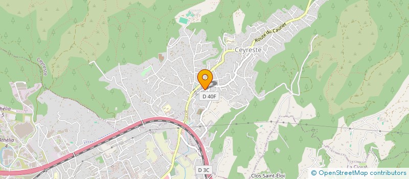 localisation de l'entreprise CONSTRUCTIONS PEREZ à CEYRESTE