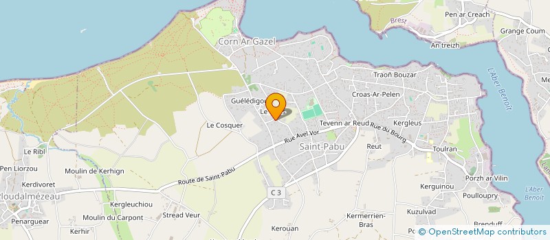 localisation de l'entreprise CONSTRUCTIONS PETIT FREIRE  SAINT-PABU