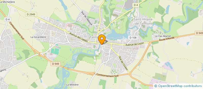 localisation de l'entreprise CONSTRUCTIONS PHILIPPE ET MICHEL SARL à TALMONT-SAINT-HILAIRE