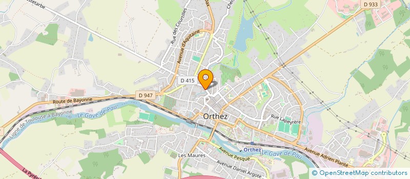 localisation de l'entreprise CONSTRUCTIONS RADIO ELECTRIQUES DU BEARN à ORTHEZ