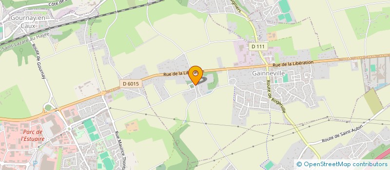 localisation de l'entreprise CONSTRUCTIONS RENOVATION BATIMENTS 2000  GAINNEVILLE