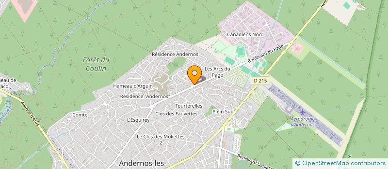 localisation de l'entreprise CONSTRUCTIONS RUIZ JOSE MANUEL à ANDERNOS-LES-BAINS
