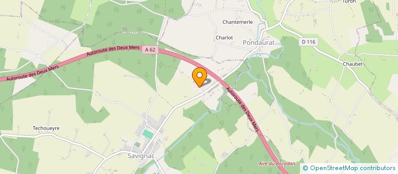 localisation de l'entreprise CONSTRUCTIONS SAVIGNACAISES  SAVIGNAC