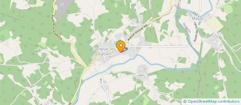 localisation de l'entreprise CONSTRUCTIONS SAVIGNACOISES FERRON à SAVIGNAC-LES-EGLISES