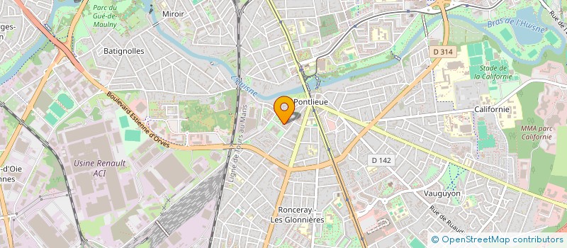 localisation de l'entreprise CONSTRUCTIONS SEVNA  LE MANS