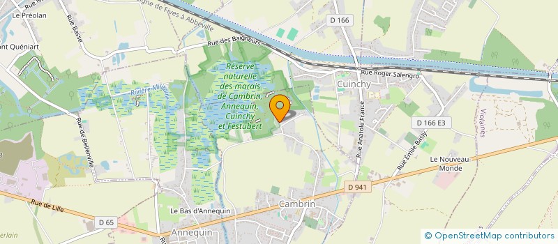 localisation de l'entreprise CONSTRUCTIONS STEPHANE DURAND  CAMBRIN