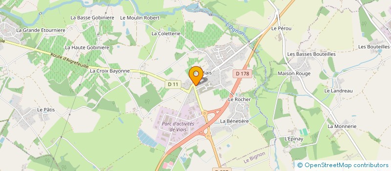 localisation de l'entreprise CONSTRUCTIONS SUD 44  PONT-SAINT-MARTIN