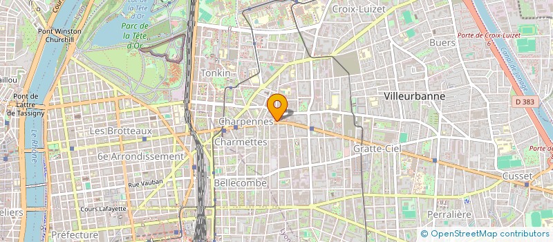 localisation de l'entreprise CONSTRUCTIONS TECHNOLOGIQUES DE VILLES  VILLEURBANNE