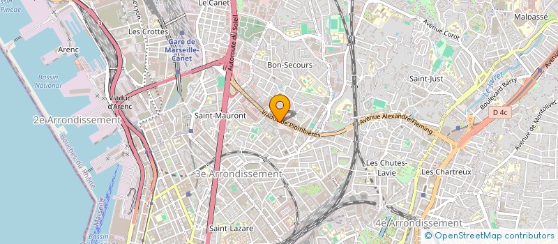 localisation de l'entreprise CONSTRUCTIONS TRADIT MARSEILLAISES à MARSEILLE