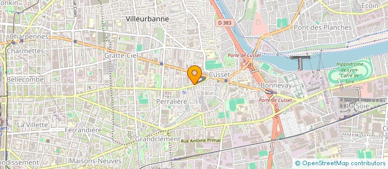 localisation de l'entreprise CONSTRUCTIONS TRADITIONNELLES DU RHONE  VILLEURBANNE