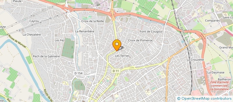 localisation de l'entreprise CONSTRUCTIONS TRILHE-LOPEZ à BEZIERS