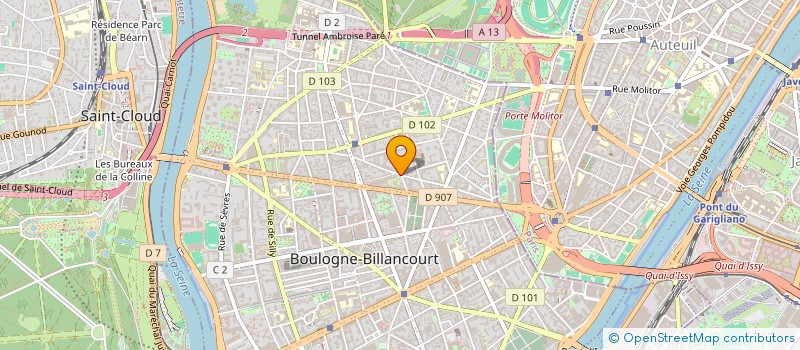 localisation de l'entreprise CONSTRUCTIONS VILAR à BOULOGNE-BILLANCOURT