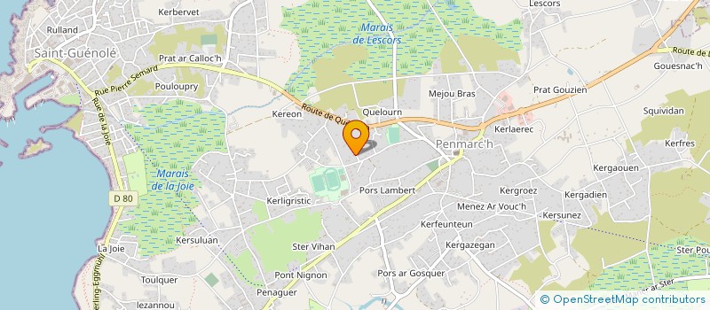 localisation de l'entreprise CONSTRUCTIV' à PENMARCH