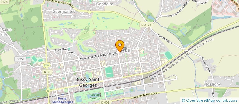 localisation de l'entreprise CONSTRUCTOR  BUSSY-SAINT-GEORGES