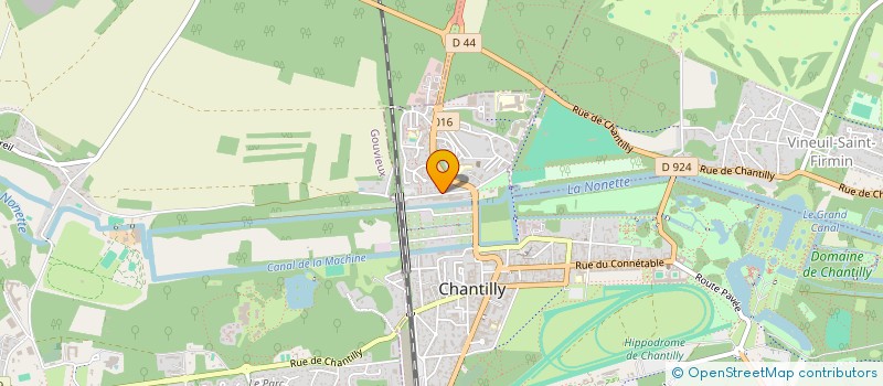 localisation de l'entreprise CONSTRUCTOR DEXION FRANCE à CHANTILLY