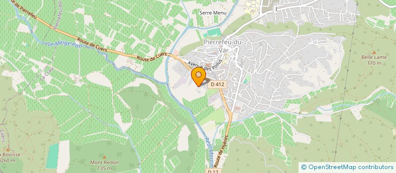 localisation de l'entreprise CONSTRUCTORA  PIERREFEU-DU-VAR